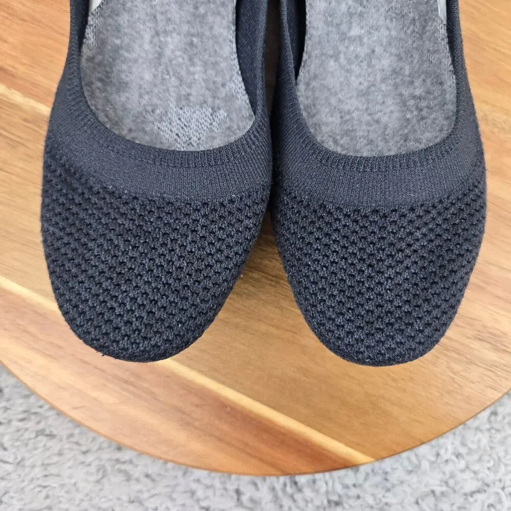 Allbirds Womens 8.5 Tree Breezer Navy Night Knit Slip Round Toe Ballet Flat